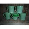 Image 1 : 5 Jadeite mugs