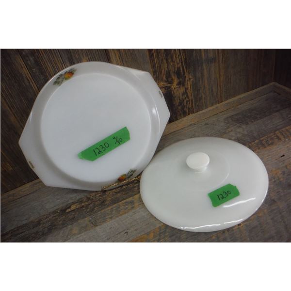 Casserole dish and lid