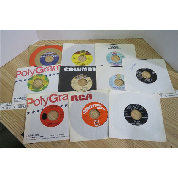 10 - 45 RPM LP's/Records