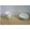 Image 5 : Large Dining Set - Silver Rim w/ Rose Design