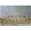 Image 1 : 23pc. Cut Glass Crystal Design Champaign Set
