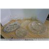 Image 1 : Lot of Serving Trays & Glass
