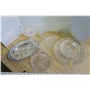Image 2 : Lot of Serving Trays & Glass