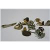 Image 6 : Lot of Cufflinks, Rings, Tie Clips, Etc. - Some Masonic