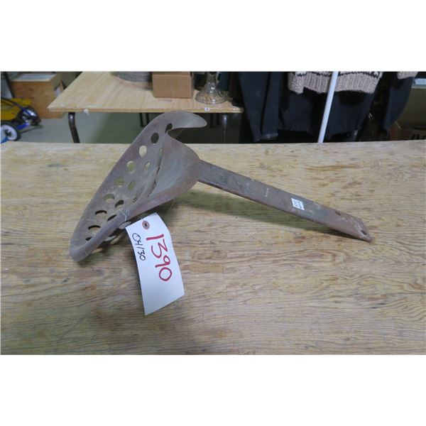 Antique Iron Tractor Seat