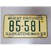 Image 1 : 1953 Saskatchewan license plate