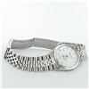 Image 7 : Rolex Men's Stainless Mother Of Pearl Diamond Datejust Wristwatch