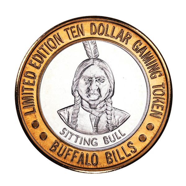 .999 Silver Buffalo Bills Resort & Casino Jean, NV $10 Limited Edition Gaming Token
