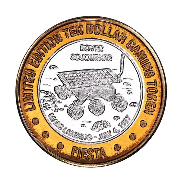 .999 Silver Fiesta Casino and Hotel $10 Casino Limited Edition Gaming Token