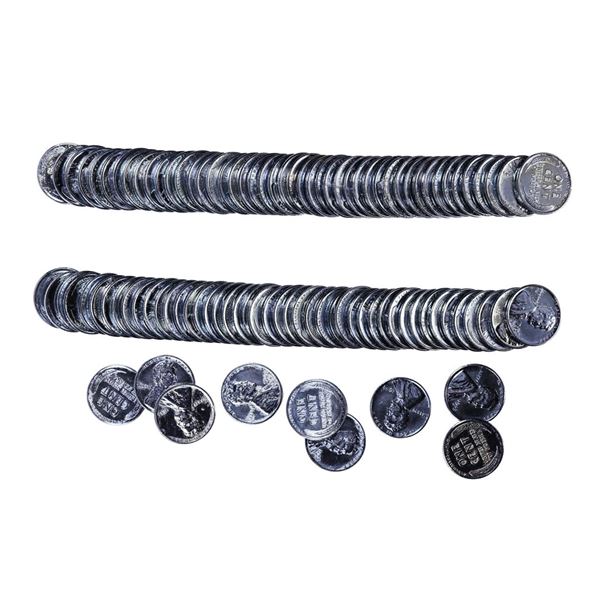 Lot of (2) 1943 Lincoln Steel Cent Rolls