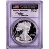Image 1 : 2012-S $1 Proof American Silver Eagle Coin PCGS PR70DCAM First Strike Mercanti Signed