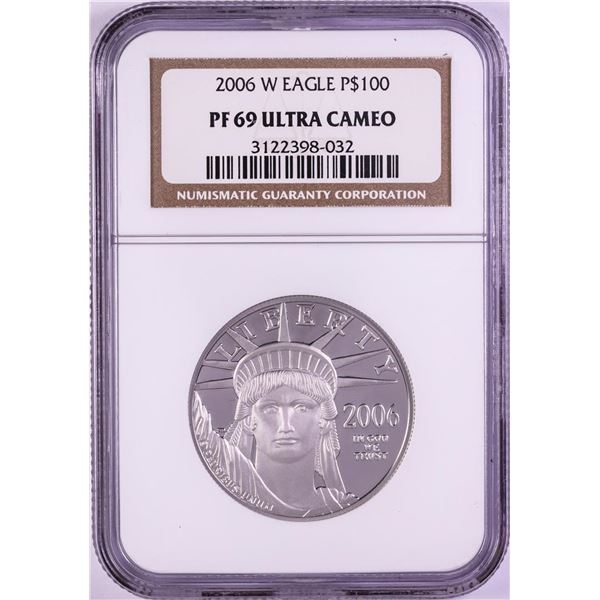 2006-W $100 Proof Platinum American Eagle Coin NGC PF69 Ultra Cameo