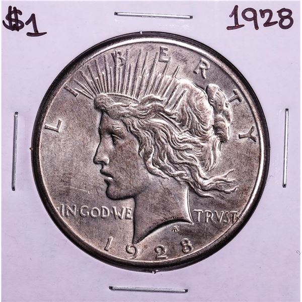1928 $1 Peace Silver Dollar Coin
