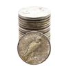 Image 2 : Roll of (20) 1934-S $1 Peace Silver Dollar Coins Circulated