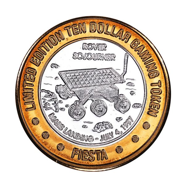 .999 Silver Fiesta Casino and Hotel $10 Casino Limited Edition Gaming Token