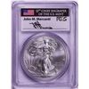 Image 1 : 2014 $1 American Silver Eagle Coin PCGS MS70 Mercanti Signature