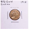 Image 1 : 1912 $2 1/2 Indian Head Quarter Eagle Gold Coin