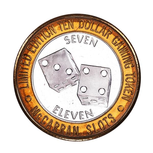 .999 Silver McCarran International Airport Las Vegas, NV $10 Limited Casino Token