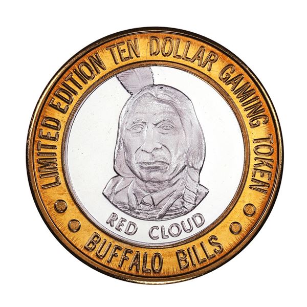 .999 Silver Buffalo Bills Resort & Casino Jean, NV $10 Limited Edition Gaming Token