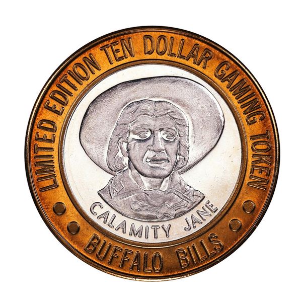 .999 Silver Buffalo Bills Resort & Casino Jean, NV $10 Limited Edition Gaming Token
