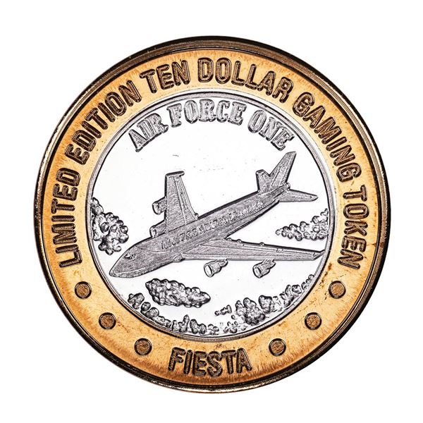 .999 Silver Fiesta Casino and Hotel $10 Casino Limited Edition Gaming Token
