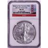 Image 1 : 2011-(S) $1 American Silver Eagle Coin NGC MS70