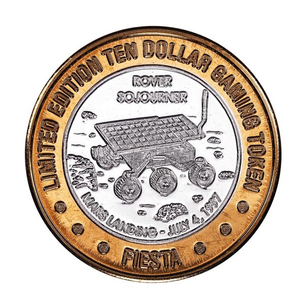.999 Silver Fiesta Casino and Hotel $10 Casino Limited Edition Gaming Token
