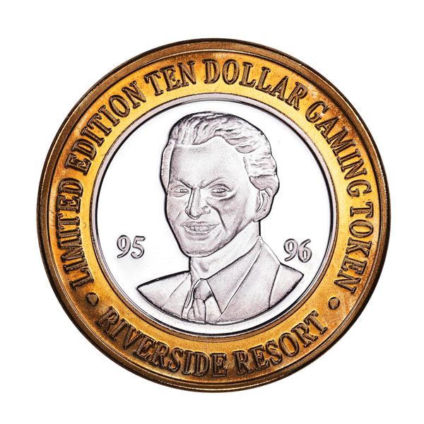 .999 Silver Riverside Resort Hotel & Casino $10 Limited Edition Gaming Token