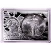 Image 1 : 1993 $1 American Silver Eagle Coin & Two Ounce Bar Set