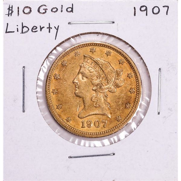 1907 $10 Liberty Head Eagle Gold Coin
