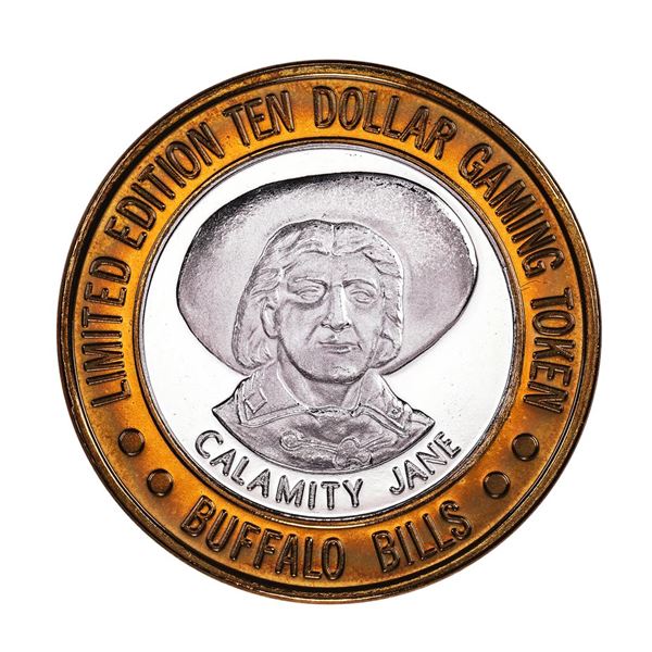 .999 Fine Silver Buffalo Bills Primm, Nevada $10 Casino Limited Edition Gaming Token