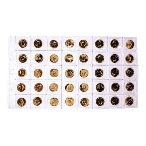 Lot of (40) Sealed 1999 Canadian $5 Maple Leaf Gold Coins
