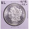Image 1 : 1878-CC $1 Morgan Silver Dollar Coin