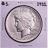 Image 1 : 1921 $1 Peace Silver Dollar Coin