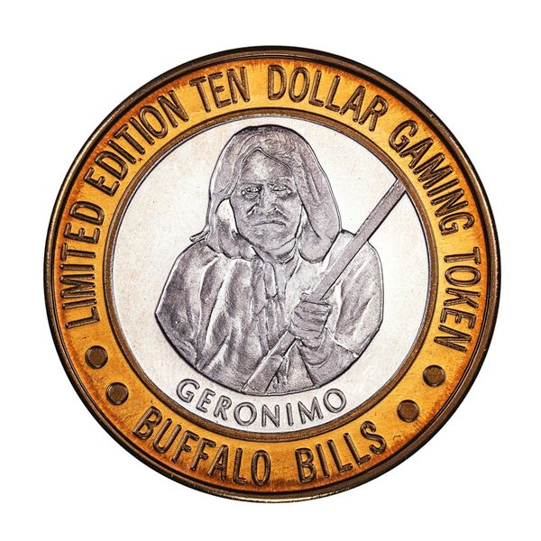 .999 Silver Buffalo Bills Resort & Casino Jean, NV $10 Limited Edition Gaming Token