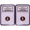 Image 1 : Lot of 2003-S & 2004-S Proof Lincoln Memorial Cent Coins NGC PF69RD Ultra Cameo