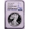 Image 1 : 2018-S $1 Proof American Silver Eagle Coin NGC PF70 Ultra Cameo Early Releases