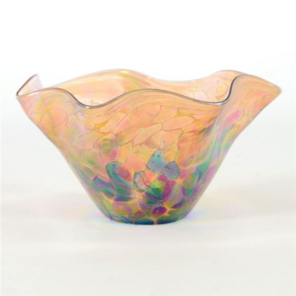Glass Eye Studio "Mini Wave Bowl (Island Mix)" Glass Bowl