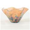 Image 1 : Glass Eye Studio "Mini Wave Bowl (Island Mix)" Glass Bowl