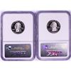 Image 2 : Lot of (2) 2005-S Proof Silver State Quarter Coins NGC PF69 Ultra Cameo