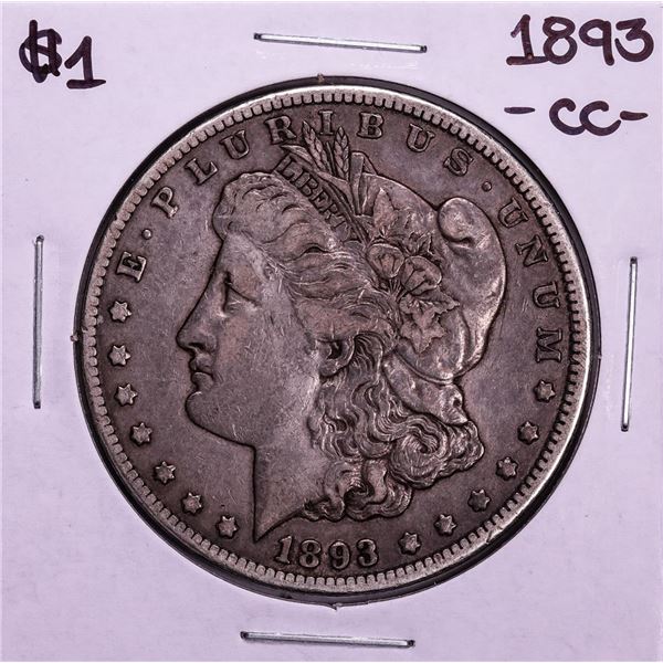 1893-CC $1 Morgan Silver Dollar Coin