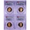 Image 1 : Lot of (4) 2007-S $1 Proof Presidential Dollar Coins PCGS PR69DCAM First Strike