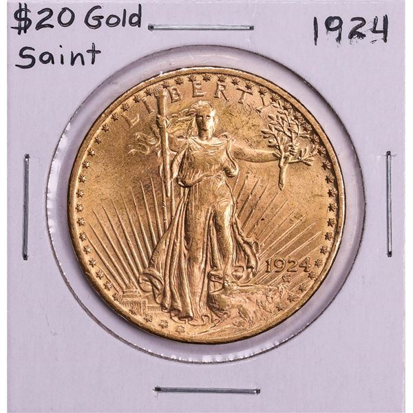 1924 $20 St. Gaudens Double Eagle Gold Coin
