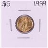 Image 1 : 1999 $5 American Gold Eagle Coin