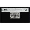 Image 1 : 1863 Third Issue Three Cents Fractional Note Fr.1226 PMG Gem Uncirculated 65EPQ