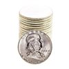 Image 1 : Roll of (20) Brilliant Uncirculated 1961 Franklin Half Dollar Coins