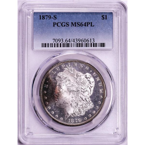 1879-S $1 Morgan Silver Dollar Coin PCGS MS64PL