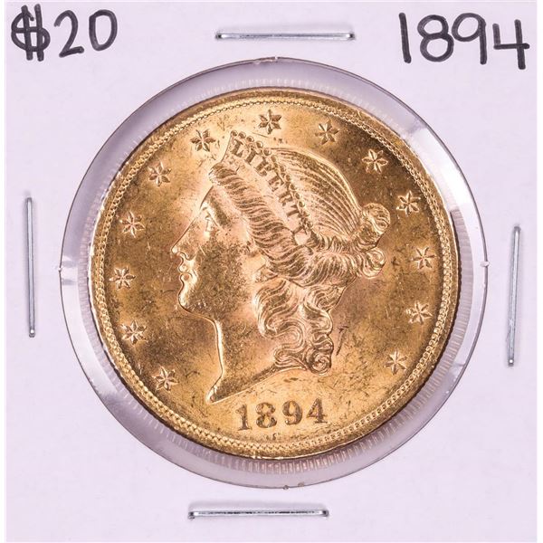 1894 $20 Liberty Head Double Eagle Gold Coin