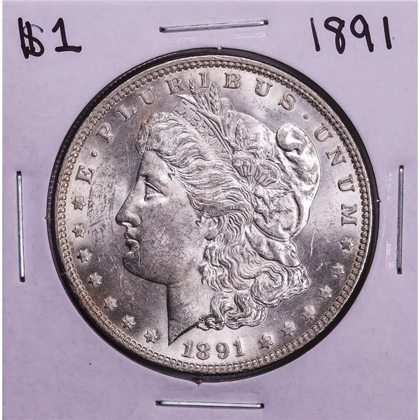1891 $1 Morgan Silver Dollar Coin