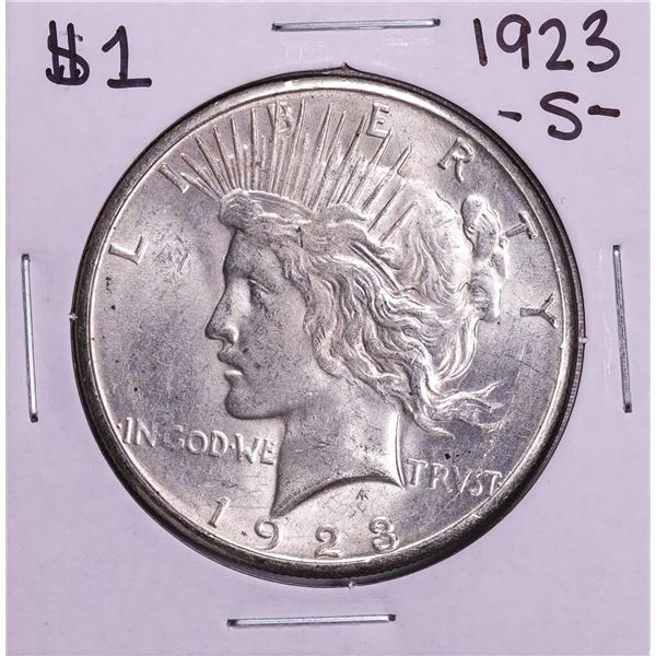 1923-S $1 Peace Silver Dollar Coin